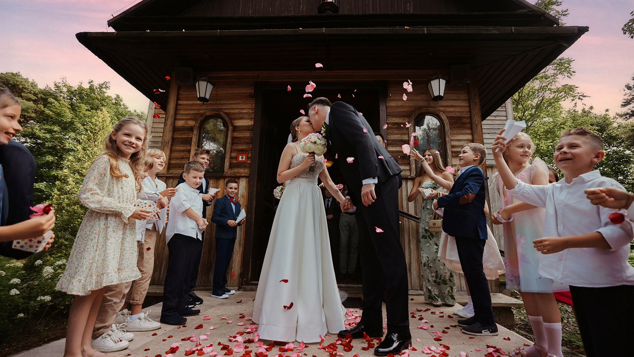 Reportaż ślubny – elegancki kadr